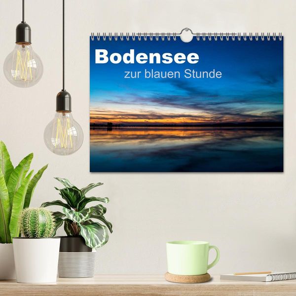 Produktbild: Bodensee zur blauen Stunde (Wandkalender 2026 DIN A4 quer), CALVENDO Monatskalender