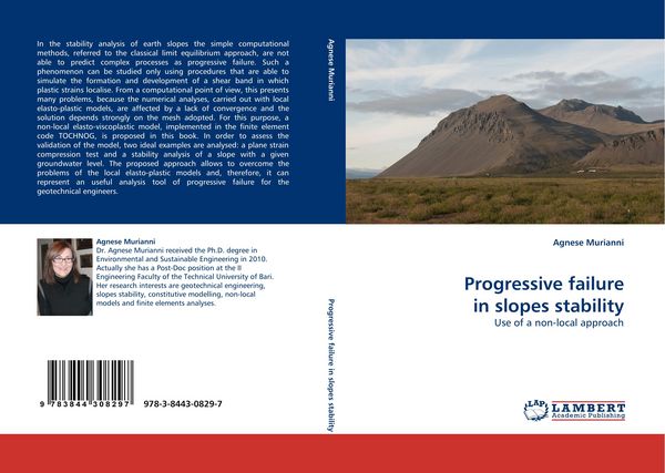 Produktbild: Progressive failure in slopes stability