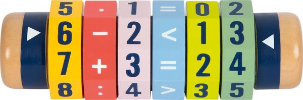 Produktbild: Small foot 10527 - Rechenrolle Kleines 1x1, Mathe-Lernspiel, play & learn, Holz