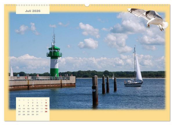 Produktbild: Leuchtt&uuml;rme Schleswig-Holsteins (hochwertiger Premium Wandkalender 2026 DIN A2 quer), Kunstdruck in Hochglanz