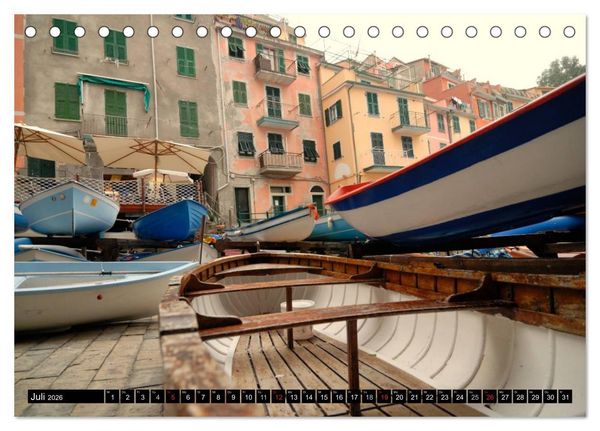 Produktbild: Cinque Terre (Tischkalender 2026 DIN A5 quer), CALVENDO Monatskalender