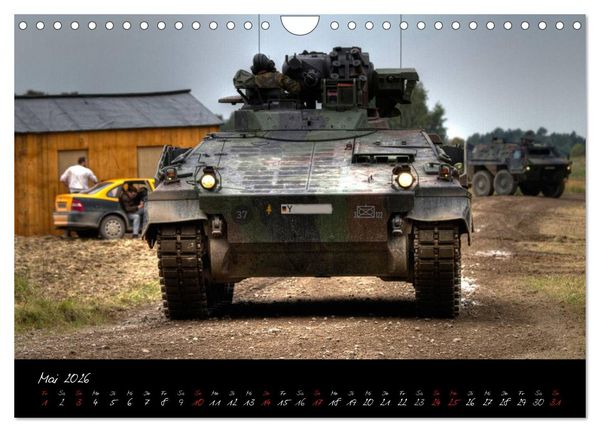 Produktbild: Sch&uuml;tzenpanzer Marder (Wandkalender 2026 DIN A4 quer), CALVENDO Monatskalender