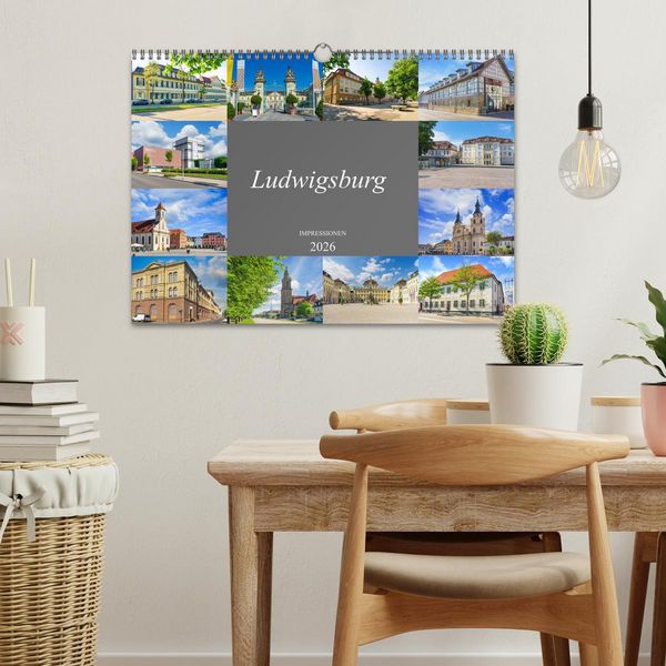 Produktbild: Ludwigsburg Impressionen (Wandkalender 2026 DIN A3 quer), CALVENDO Monatskalender