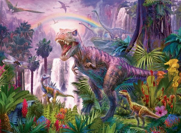 Produktbild: Puzzle Ravensburger Dinosaurierland 200 Teile XXL