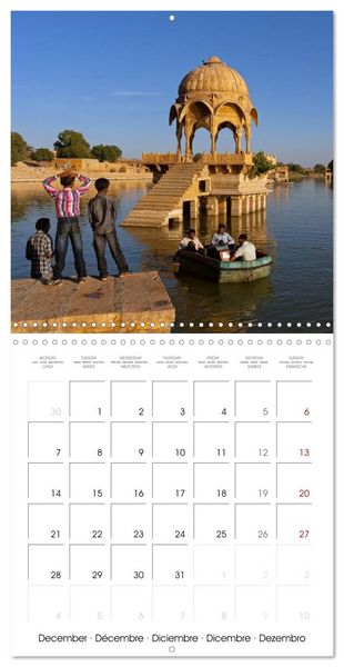 Produktbild: COLOURS OF INDIA (Wall Calendar 2026 12 &times; 12 Inch) CALVENDO 12 Month Wall Calendar