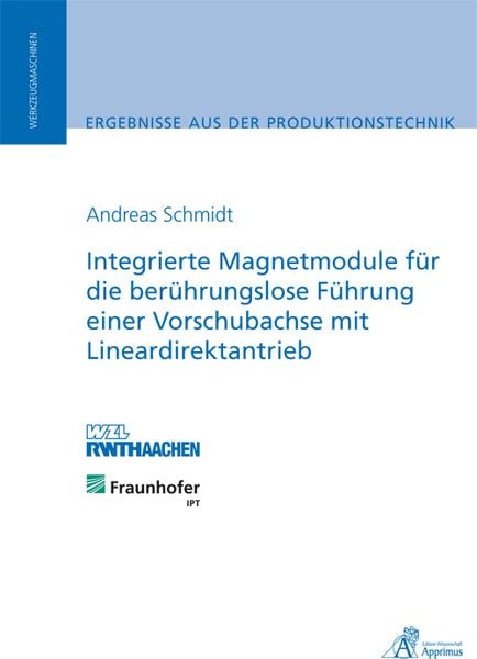 Produktbild: Integrierte Magnetmodule f&uuml;r die ber&uuml;hrungslose F&uuml;hrung einer Vorschubachse mit Lineardirektantrieb