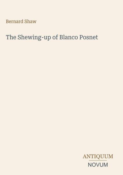 Produktbild: The Shewing-up of Blanco Posnet