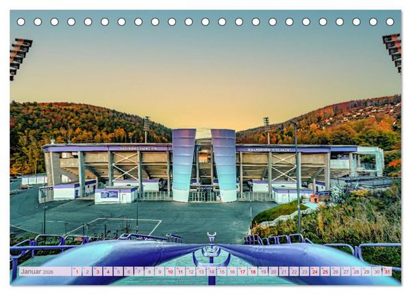 Produktbild: Aue - Bad Schlema Erzgebirge (Tischkalender 2026 DIN A5 quer), CALVENDO Monatskalender
