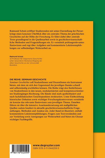 Produktbild: Seminar Geschichte / Die Perserkriege