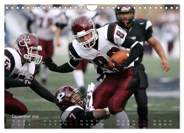Produktbild: American Football - Touchdown (Wandkalender 2026 DIN A4 quer), CALVENDO Monatskalender