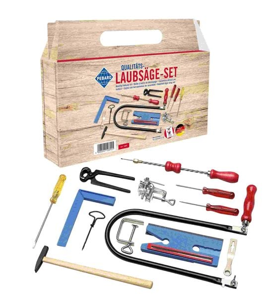 Produktbild: PEBARO 108P - Laubs&auml;ge-Set im Tragegriff-Karton, 21-teilig,