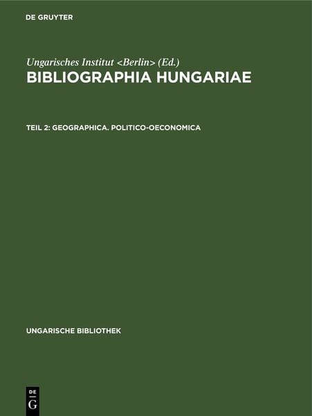 Produktbild: Geographica. Politico-oeconomica