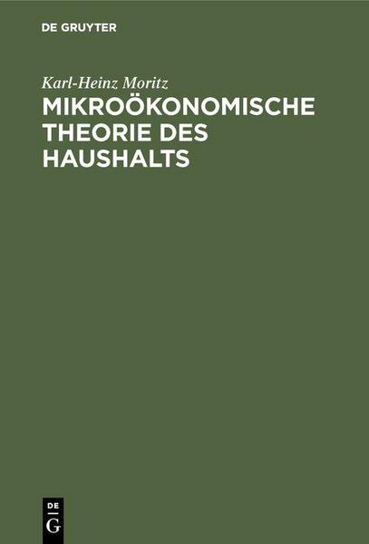 Produktbild: Mikro&ouml;konomische Theorie des Haushalts