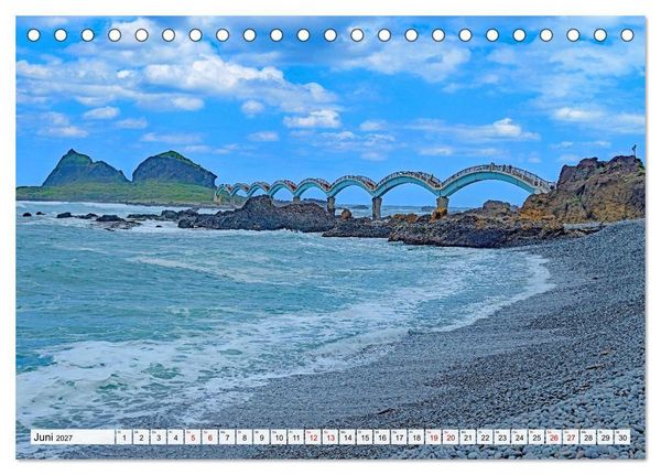 Produktbild: Taiwan &ndash; Entdeckungsreise durch eine verborgene Perle (Tischkalender 2027 DIN A5 quer), CALVENDO Monatskalender