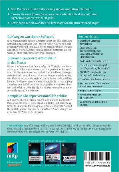 Produktbild: Clean Architecture Praxisbuch
