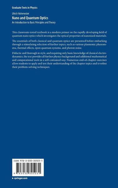 Produktbild: Nano and Quantum Optics