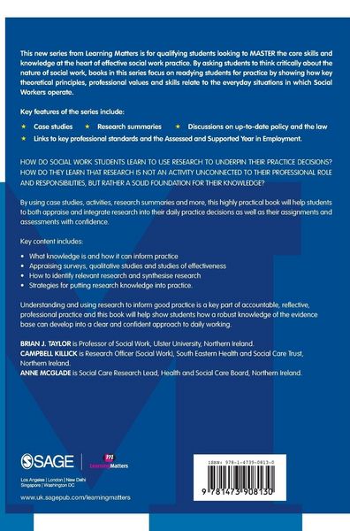 Produktbild: Understanding and Using Research in Social Work