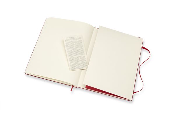 Produktbild: Moleskine Notizbuch, Xlarge, Liniert, Fester Einband, Scharlachrot
