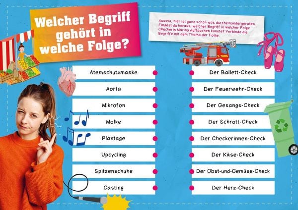 Produktbild: Checkerin Marina: Der spannende Spiel- und R&auml;tselblock