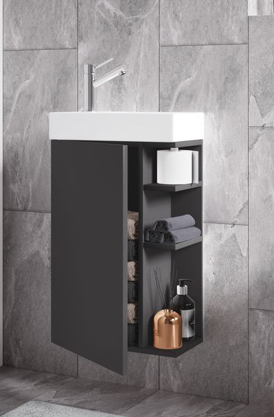 Produktbild: 2-tlg G&auml;ste WC Waschplatz Bad Waschtisch Lumia
