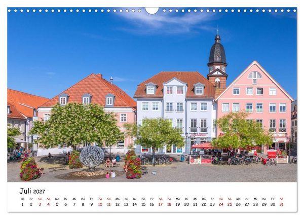Produktbild: Waren M&uuml;ritz Besondere Ausblicke, Pl&auml;tze und Perspektiven (Wandkalender 2027 DIN A3 quer), CALVENDO Monatskalender