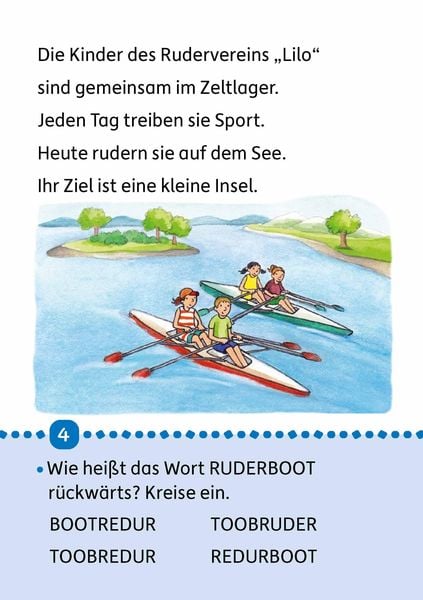 Produktbild: Lesen lernen 1. Klasse f&uuml;r Jungen und M&auml;dchen - Sportlich, sportlich!