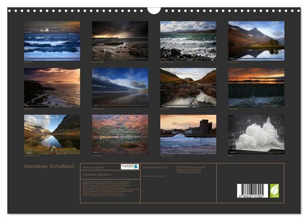 Produktbild: Abenteuer Schottland (Wandkalender 2026 DIN A3 quer), CALVENDO Monatskalender