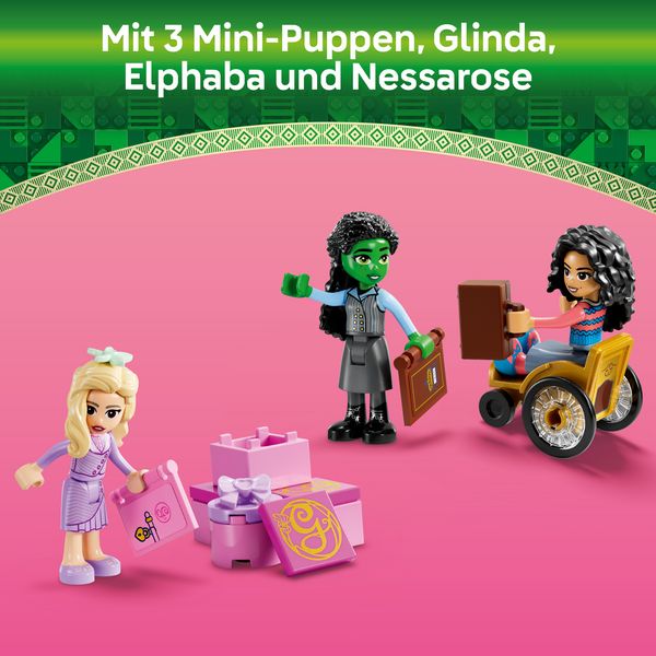Produktbild: LEGO Wicked 75681 Glinda, Elphaba und Nessarose an der Universit&auml;t Shiz
