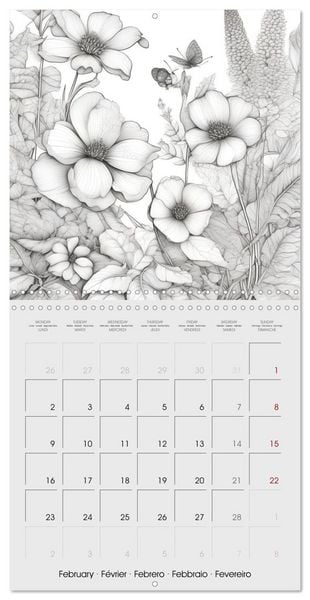 Produktbild: Le monde v&eacute;g&eacute;tal (Calendrier mural carr&eacute; 2026 30x30 cm) Calendrier double avec une page pour vos prises de notes
