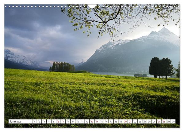 Produktbild: Engadine 2026 - Nature and landscapes (Wall Calendar 2026 DIN A3 landscape), CALVENDO 12 Month Wall Calendar