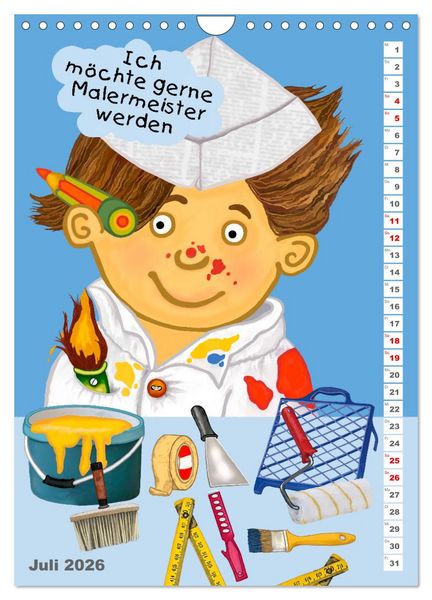 Produktbild: Mein Wunschberuf (Wandkalender 2026 DIN A4 hoch), CALVENDO Monatskalender