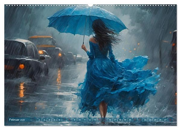 Produktbild: Elegante Momente - Frauen in harmonischer Umgebung (Wandkalender 2026 DIN A2 quer), CALVENDO Monatskalender