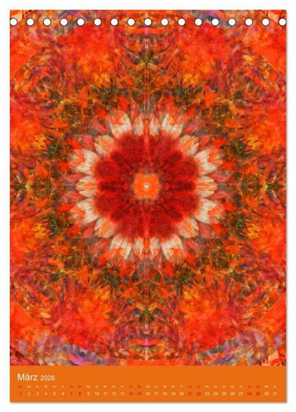 Produktbild: Meditative Pflanzenmandalas (Tischkalender 2026 DIN A5 hoch), CALVENDO Monatskalender