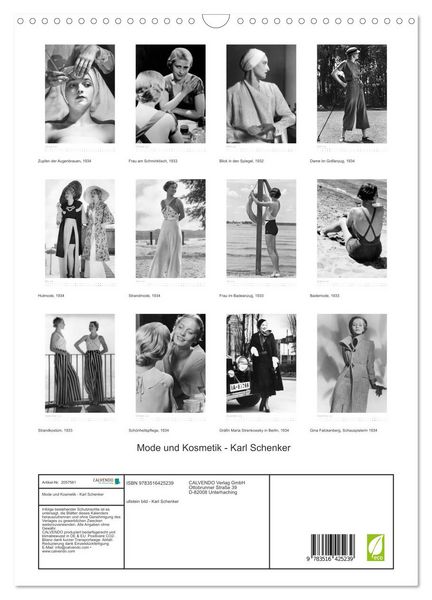 Produktbild: Mode und Kosmetik - Karl Schenker (Wandkalender 2026 DIN A3 hoch), CALVENDO Monatskalender