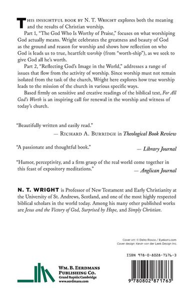 Produktbild: For All God's Worth