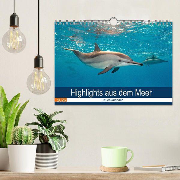 Produktbild: Highlights aus dem Meer - Tauchkalender (Wandkalender 2026 DIN A4 quer), CALVENDO Monatskalender