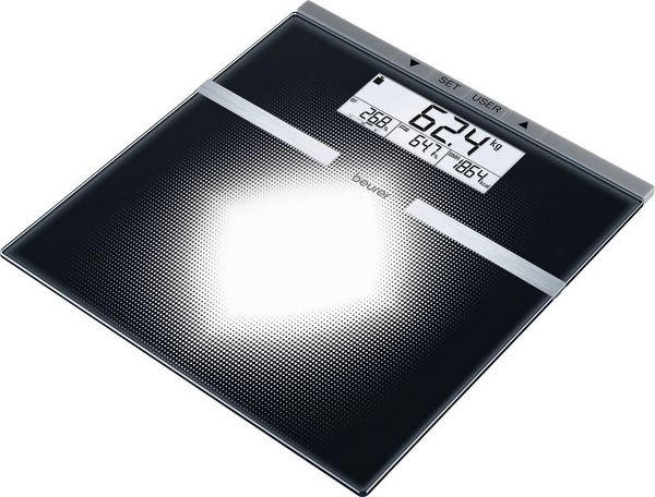 Produktbild: Beurer BG 21 K&ouml;rperanalysewaage 76430 digital W&auml;gebereich (max.)=180kg Silber