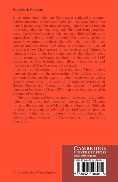 Produktbild: Marx's Theory of Politics