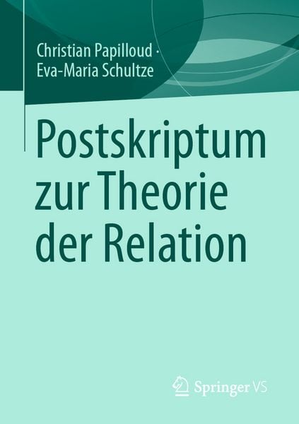 Produktbild: Postskriptum zur Theorie der Relation