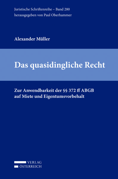 Produktbild: Das quasidingliche Recht