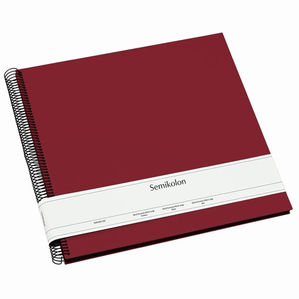 Produktbild: Spiral Economy Album Large black burgundy
