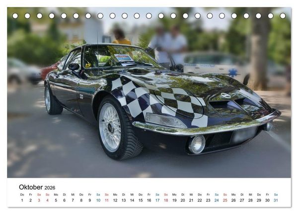 Produktbild: Oldtimer - Altes Blech in neuem Glanz (Tischkalender 2026 DIN A5 quer), CALVENDO Monatskalender
