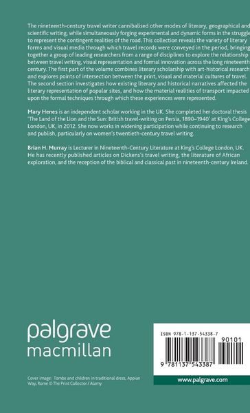 Produktbild: Travel Writing, Visual Culture, and Form, 1760-1900
