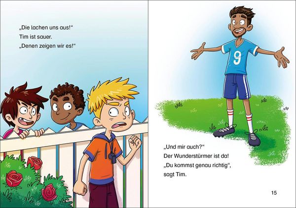 Produktbild: Lesel&ouml;wen 1. Klasse - Anpfiff f&uuml;r den Wunderst&uuml;rmer!