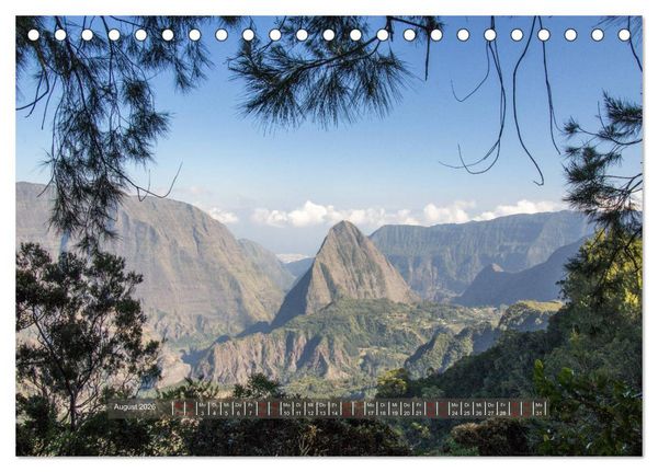 Produktbild: La R&eacute;union - Bergweh &reg; (Tischkalender 2026 DIN A5 quer), CALVENDO Monatskalender