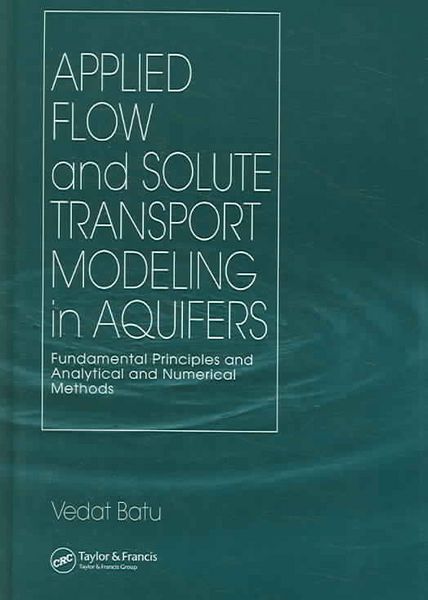 Produktbild: Batu, V: Applied Flow and Solute Transport Modeling in Aquif
