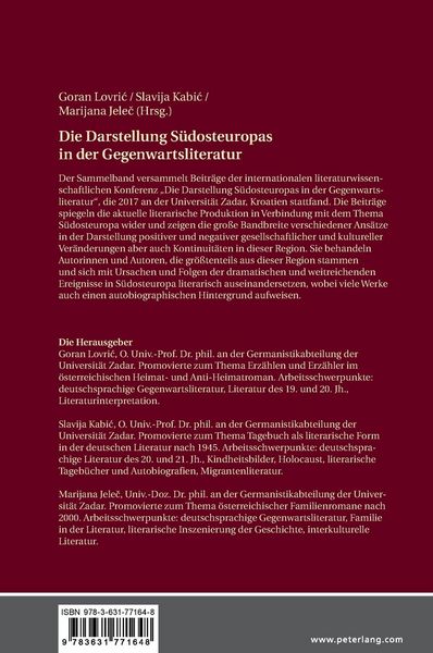 Produktbild: Die Darstellung S&uuml;dosteuropas in der Gegenwartsliteratur