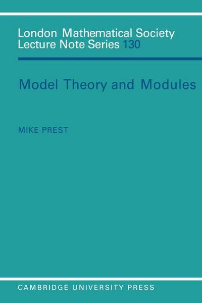 Produktbild: Model Theory and Modules