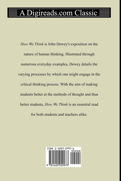 Produktbild: How We Think