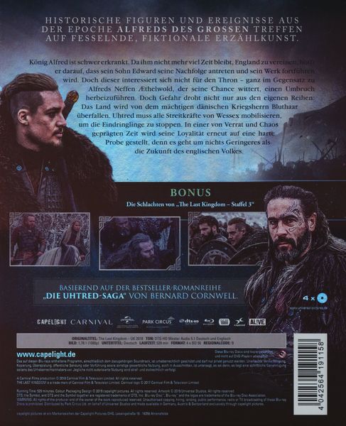 Produktbild: The Last Kingdom - Staffel 3 [4 BRs]